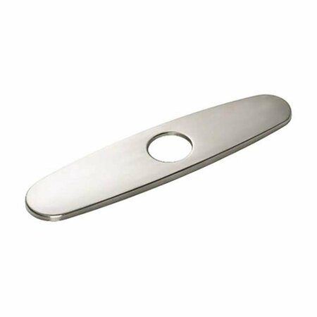 COMFORTCORRECT 10 in. Stainless Steel Faucet Deck Plate, Brushed Nickel CO2798327